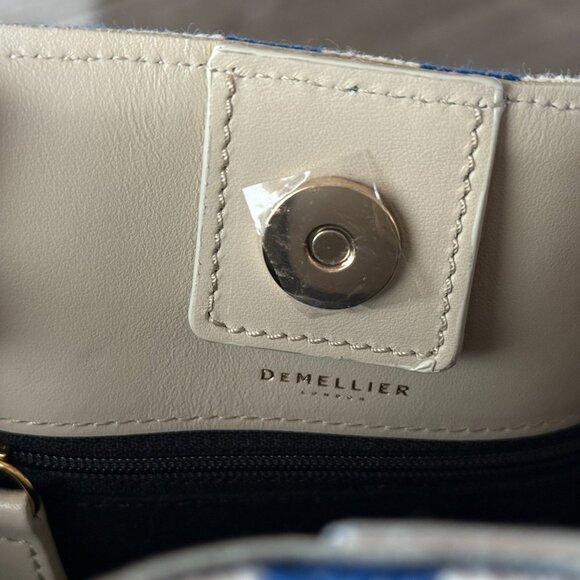 DeMellier New York Midi Striped Canvas Tote Bag - Blue - New Condition - Picture 4 of 6